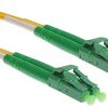 NFO Patch cord, LC APC-LC APC, Singlemode 9 125, G.657A2, Duplex, 5m