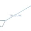NFO Hook for opening well covers and manholes, length 90 cm, ribbed rod