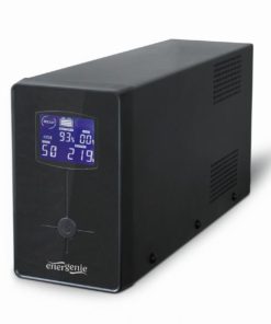 Gembird UPS with USB and LCD display, 850 VA, black