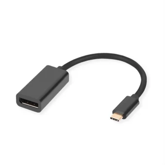 STANDARD USB-C - DisplayPort (M/F) adapter, v1.2, 4K/60Hz, 0.2m