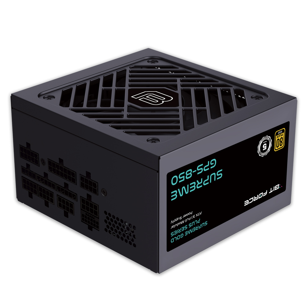 BIT FORCE napajanje 850W 80+ GOLD SUPREME GPS-850, modularno, ATX 3.1, PCI-E 5.1, FDB