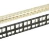 NaviaTec 1U 48 portni prazni patch panel, crni