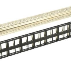 NaviaTec 1U 48 portni prazni patch panel, crni