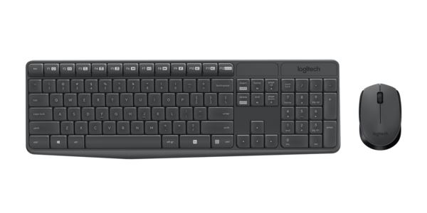 Logitech MK235 Wireless Keyboard and Mouse Combo, HR
