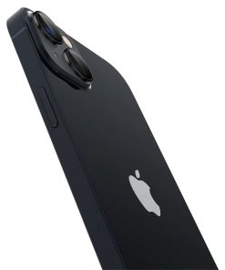 Spigen Glass EZ Fit Optik Pro, zaštitno staklo za kameru telefona, 2 kom, crno - iPhone 14/iPhone 14 Plus (AGL05213)