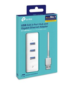 TP-Link USB3.0 na Gigabit mrežni adapter, USB3.0×3 hub