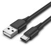 Vention USB 2.0 A Male to C Male 3A Cable 1m, Black