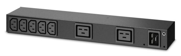 APC Rack PDU, Basic, 0U 1U, 100-240V 20A, 220-240V 16A, (7) C13, (2) C19