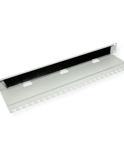 Roline 19" 1U ulazni panel za kablove, brush strip. sivi