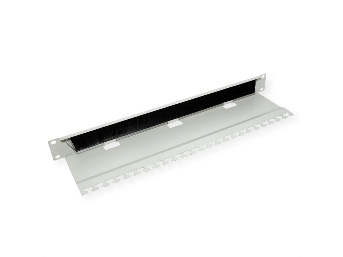 Roline 19" 1U ulazni panel za kablove, brush strip. sivi