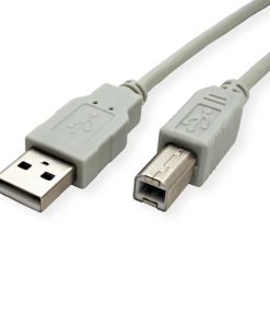 STANDARD USB2.0 kabel TIP A-B M/M, 0.8m, bež