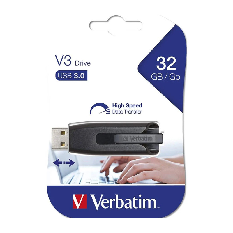 Verbatim V3 32GB USB3.2 Gen1, crni