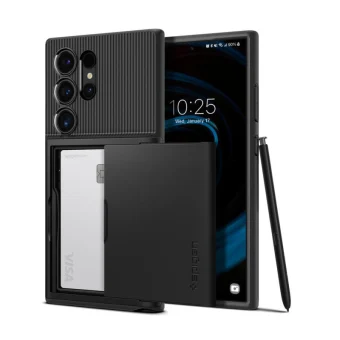 Spigen Slim Armor CS, black zaštitna maska za telefon - Samsung Galaxy S24 Ultra (ACS07306)