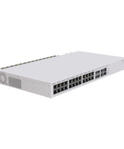 Mikrotik Cloud Router Switch CRS326-4C+20G+2Q+RM, 20x 2.5 GIGABIT Ethernet, 4x Combo ports ethernet 2.5G/10G SFP+, 2x 40G QSFP+, 128 MB DDR2 RAM, 32 MB storage, RouterOS v7 License level 6, 2x AC In