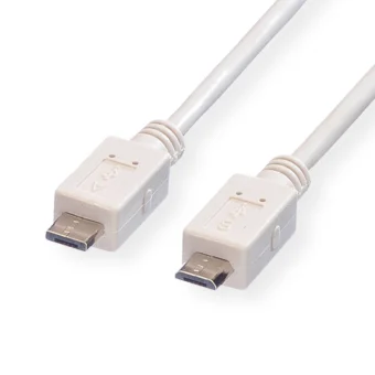 Roline VALUE USB2.0 kabel TIP Micro A(M) na Micro B(M), 1.8m, bijeli