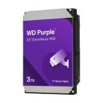 Western Digital 3 TB 3,5" HDD, WD Purple, 128MB