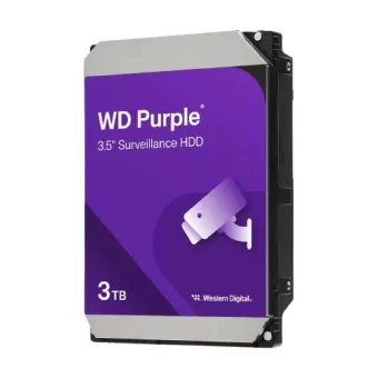 Western Digital 3 TB 3,5" HDD, WD Purple, 128MB