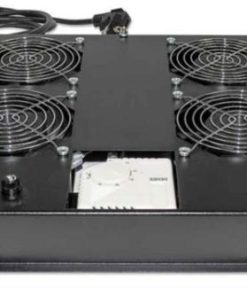 Intellinet 4-Fan Ventilation Unitwith Thermostat for 19" Racks