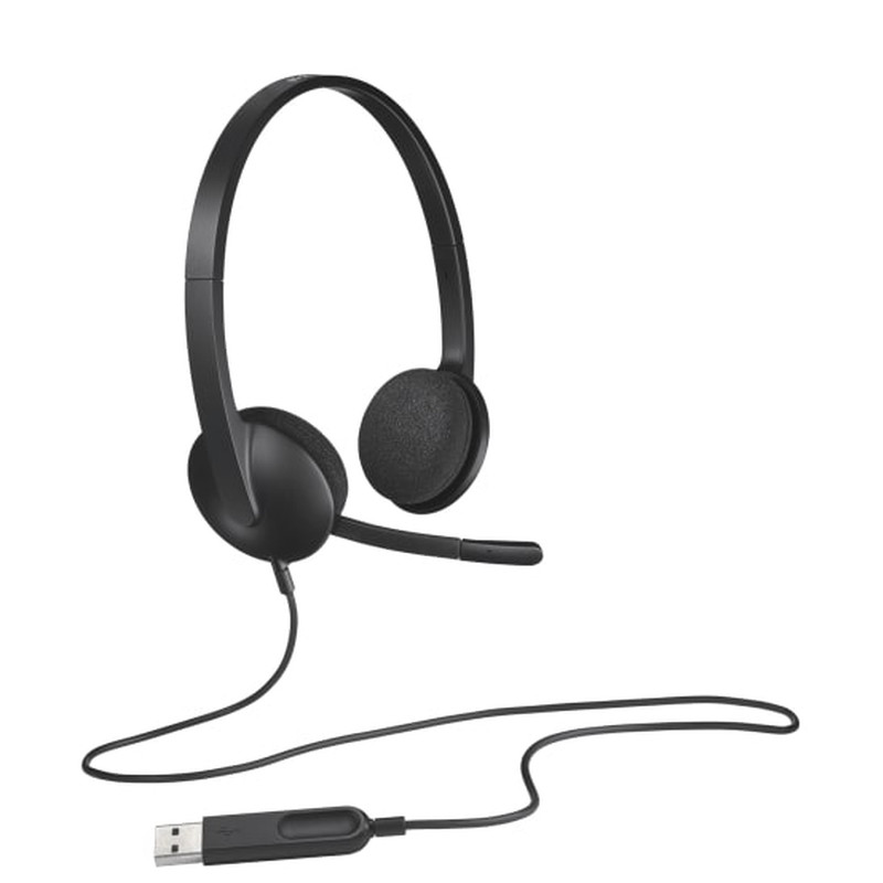 Logitech H340 stereo slušalice sa mikrofonom, USB (981-000475)