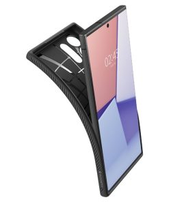 Spigen Liquid Air, zaštitna maska za telefon, crna - Samsung Galaxy S23 Ultra