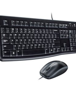 Logitech MK120 tipkovnica+miš, USB, crna (920-002549)