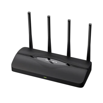 Mercusys BE3600 bežični usmjerivač (Duali-Band Wi-Fi 7 Router) 688Mbps/2880Mbps (2.4GHz/5GHz), 802.11be/ax/ac/a/b/g/n, 3×G-LAN, 1×G-WAN, 4x fiksne omni-direkcione antene