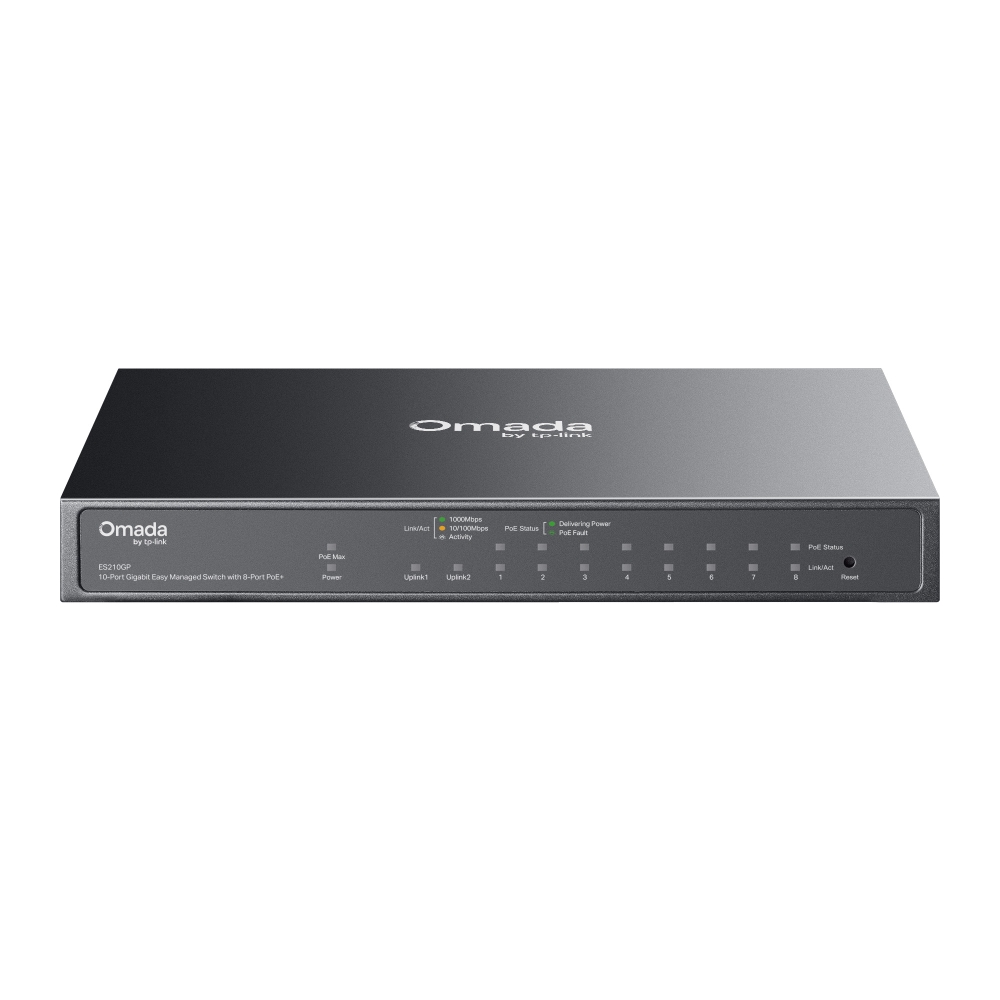TP Link Omada 10-Port Gigabit Easy managed preklopnik (Switch) with 8-Port PoE+