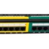 NaviaTec CAT6 Unshielded Colorful Patch Panel with Back Bar, 1U