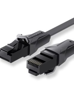 Vention Flat CAT.6 UTP Patch Cord Cable 2M Black