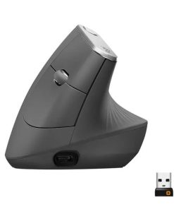 Logitech Lift Vertical Ergonomic Wireless Mouse, Black