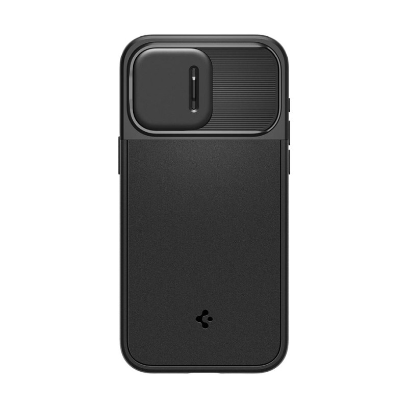 Spigen Optik Armor MagSafe, black - iPhone 15 Pro (ACS07184)