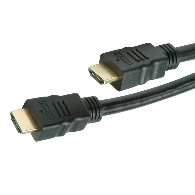 Roline VALUE Ultra HD 8K HDMI v2.1 kabel sa mrežom, M/M, crni, 5.0m