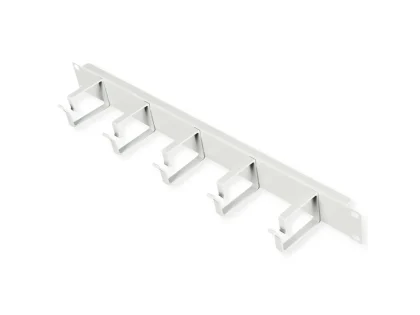 Roline 19" 1U organizator kablova, 5 nosača, sivi