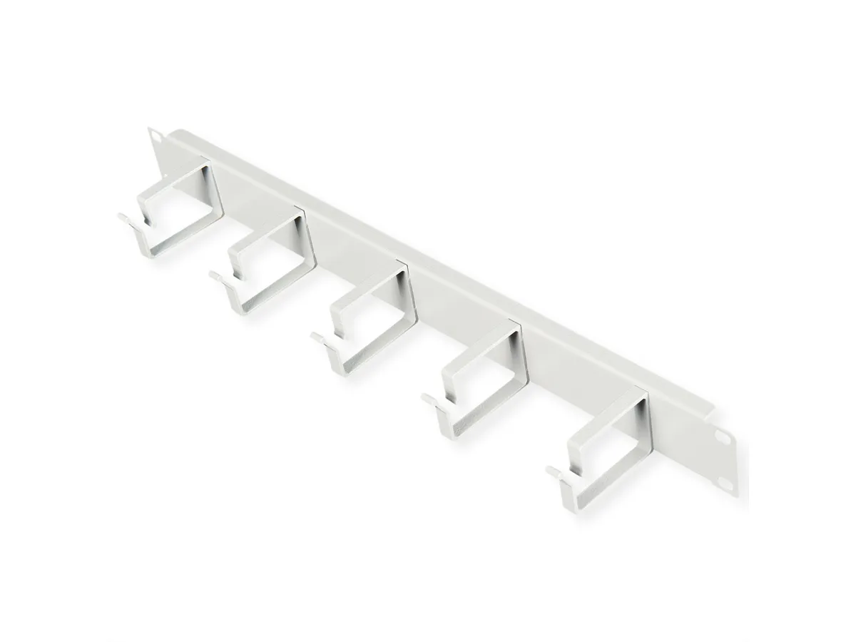 Roline 19" 1U organizator kablova, 5 nosača, sivi