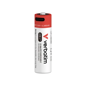 Verbatim AA-LR6 Mignon USB-C punjive baterije 1.5V, 2100 mAh (4 komada)