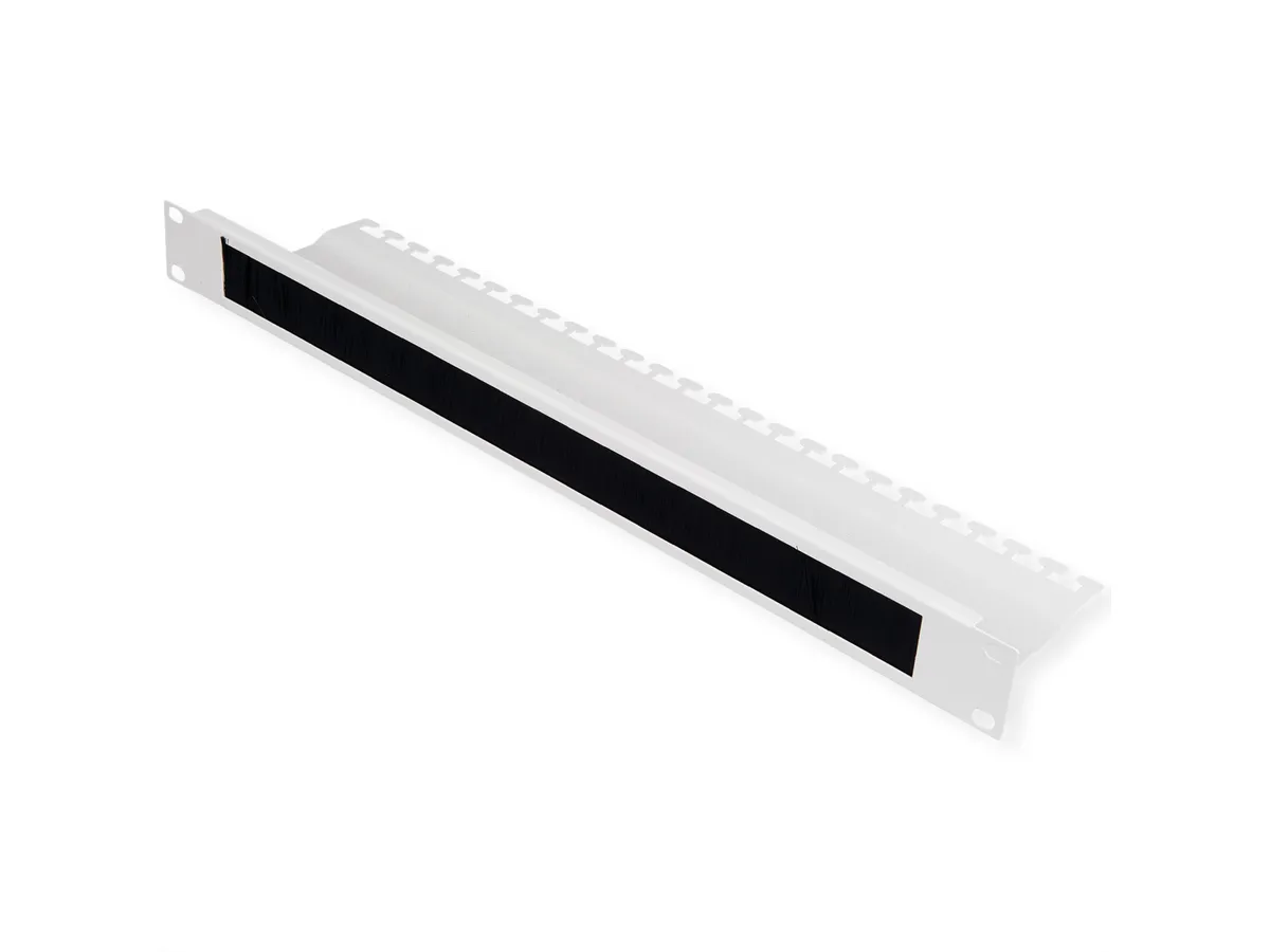 Roline 19" 1U ulazni panel za kablove, brush strip. sivi