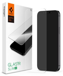 Spigen Glass zaštitno staklo za ekran telefona, 2 kom, crno - iPhone SE (2022/2020)/8/7