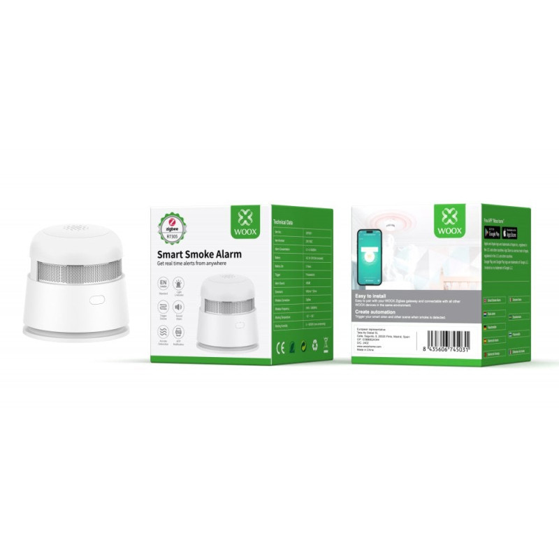 WOOX WiFi Smoke Sensor Alarm