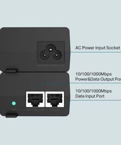 TP-Link PoE+ Injector Adapter, 1×Gbit PoE Port, 1×Gbit Non-PoE Port, 802.3at/af, Data+Power po istom kablu, do 100m, plastično kućište