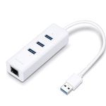TP-Link USB 3.0 3-Port Hub Gigabit Ethernet Adapter 2 in 1 USB Adapter