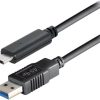 Transmedia USB type C plug - USB 3.1 type A plug, 1,0 m