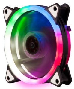 NaviaTec PC Case Dual Ring RGB Fan 12V 6pin power connector, 120mm