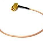 MaxLink pigtail 25cm RG316 MMCX - RSMA male 90 degree angle