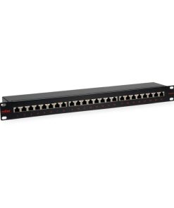 Roline Cat.5e/Class D 19" Patch Panel 24-porta STP, crni