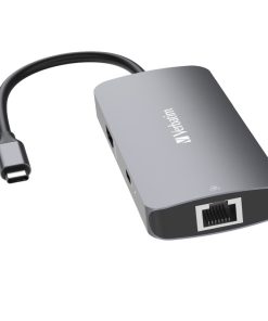 Verbatim CMH-05 Pro Multiport 5-portni USB-C HUB: 1xHDMI, 1xRJ45, 2xUSB-A, 1xUSB-C PD