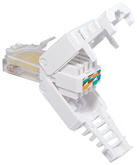 Transmedia Tool-less RJ 45 plug