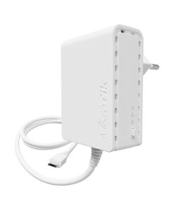 Mikrotik PL7400, PWR-LINE napajanje, microUSB konektor, Type C plug
