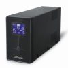 Gembird UPS with USB and LCD display, 1500 VA, black