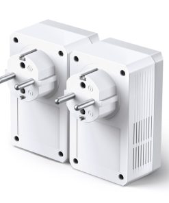 TP-Link AV600 Powerline mrežni adapter, 600Mbps, 1× mrežni ulaz, dodatna strujna utičnica, HomePlug AV (duplo pakiranje)