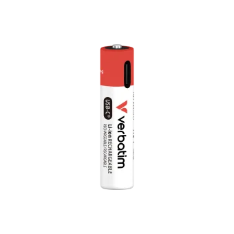 Verbatim AAA-LR03 Micro USB-C punjive baterije, 1,5V, 500 mAh (4 komada)